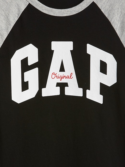 Image number 3 showing, Logo Raglan Long Sleeve T-Shirt
