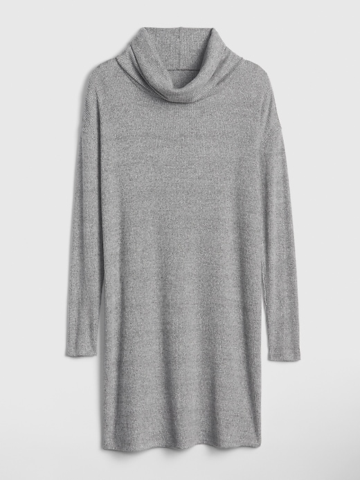 Image number 6 showing, Softspun Ribbed Cowl-Neck Sweater Dress