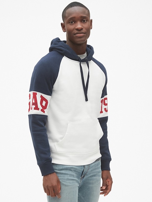 View large product image 1 of 1. Gap Originals Colorblock Pullover Hoodie