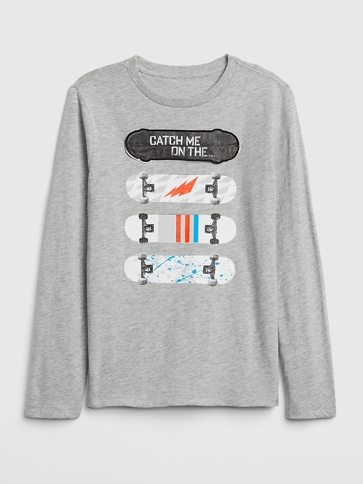 Image number 5 showing, Interactive Graphic Long Sleeve T-Shirt