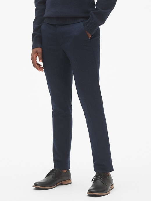 View large product image 1 of 1. Wool Pants in Skinny Fit with GapFlex