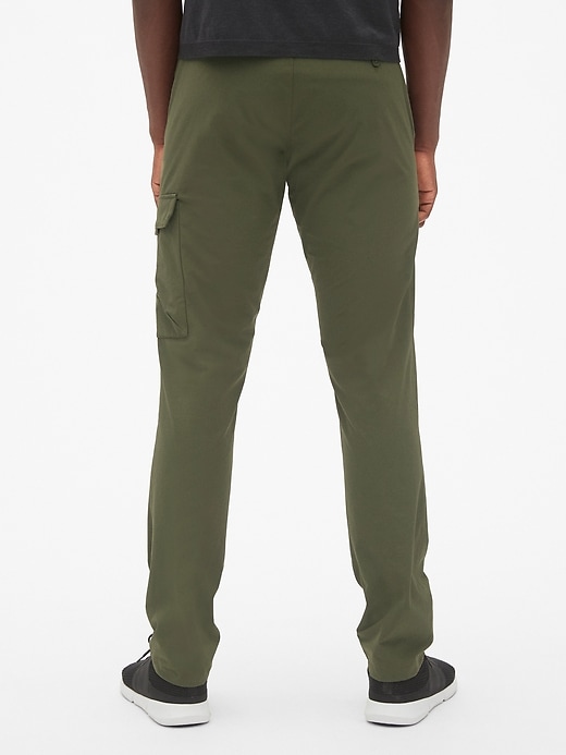 2 of 8 showing, with the color black moss of product Hybrid Cargo Pants in Slim Fit