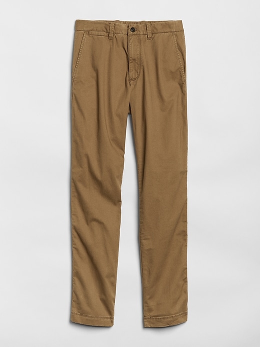 Flannel-Lined Khakis in Slim Fit with GapFlex | Gap