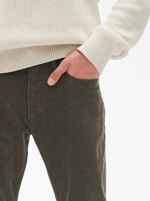 Image number 5 showing, Slim Fit Cords with GapFlex
