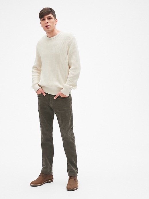 Image number 3 showing, Slim Fit Cords with GapFlex