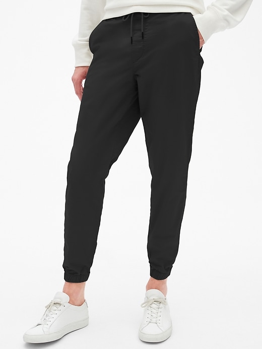 View large product image 1 of 1. Twill Jogger Pants with GapFlex