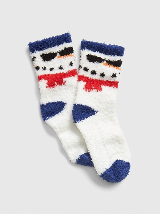 View large product image 1 of 1. Cozy Holiday Graphic Socks