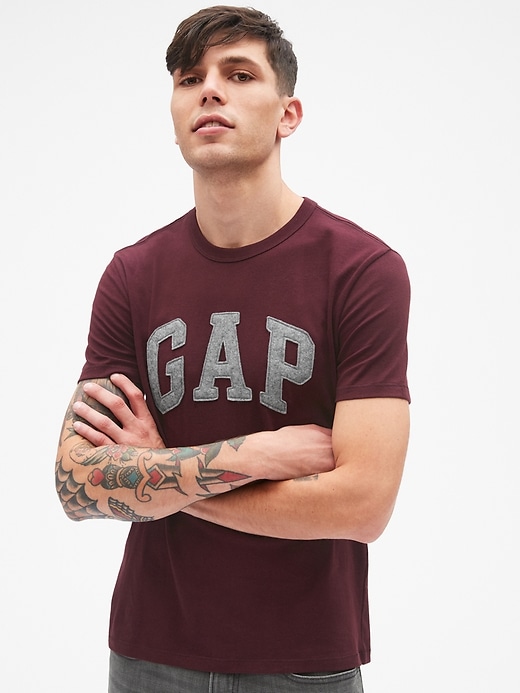 Image number 1 showing, Textured Logo Classic T-Shirt