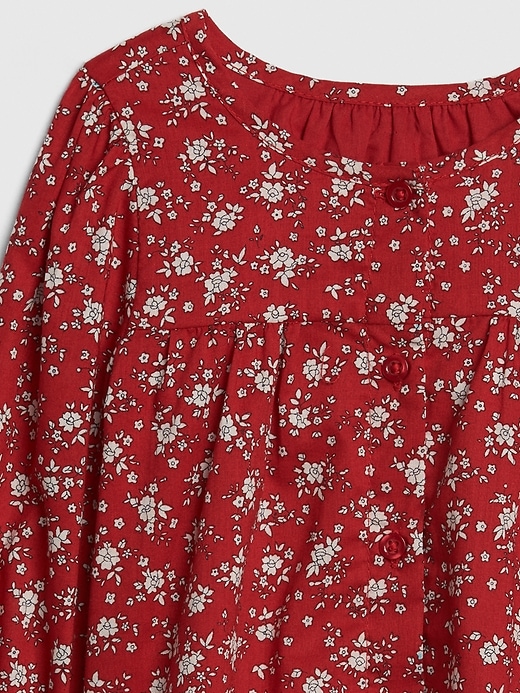 Image number 3 showing, Baby Floral Shirred Top