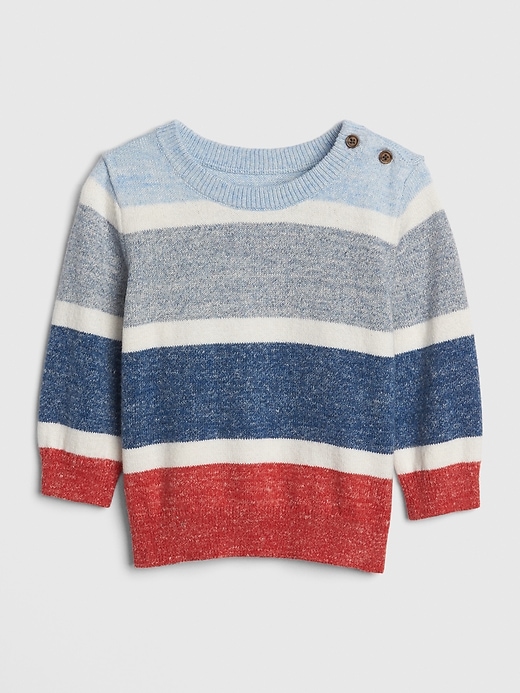 Image number 1 showing, Baby Print Pullover Sweater