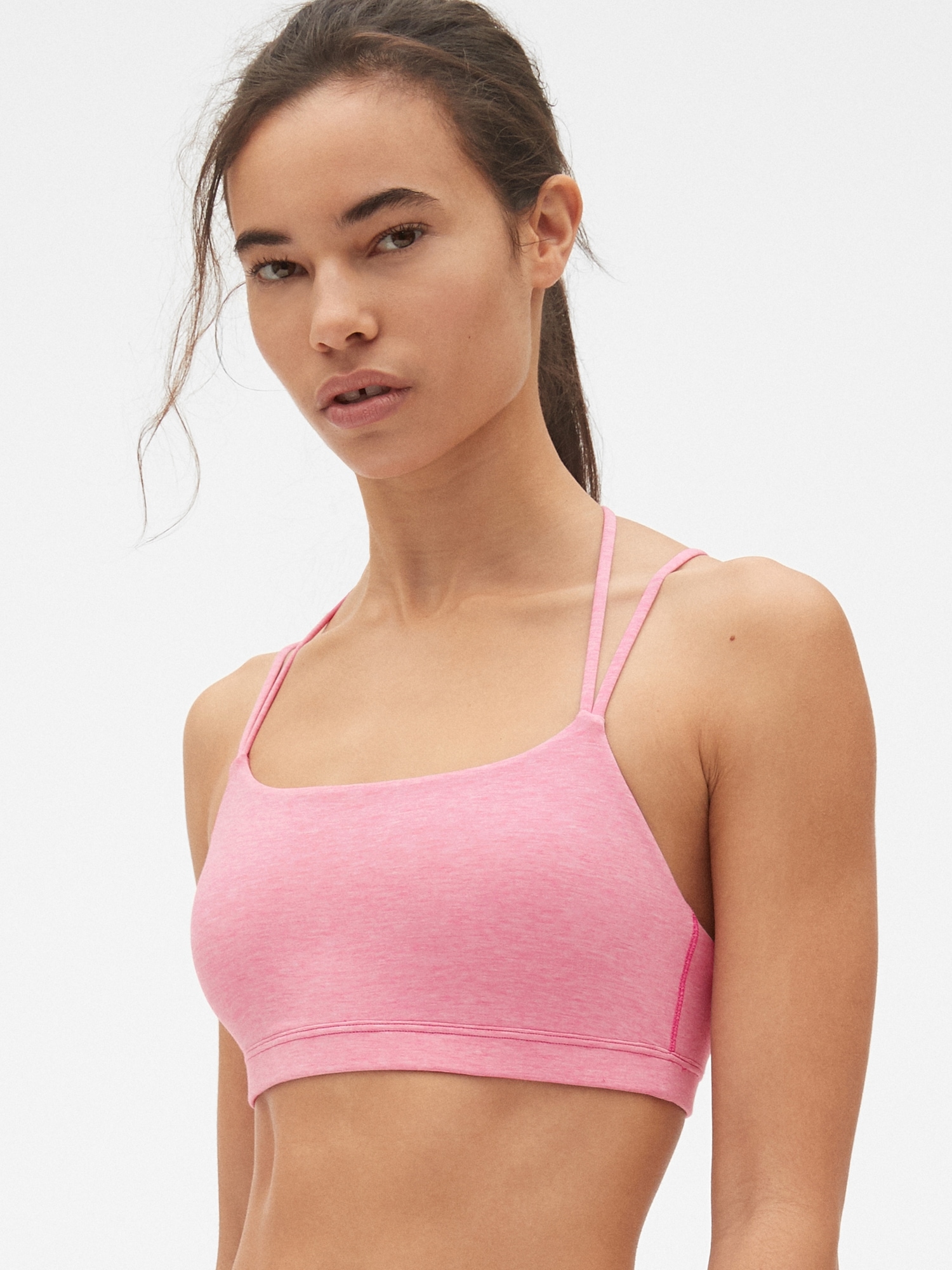 GapFit Breathe Low Support Strappy Sports Bra Gap