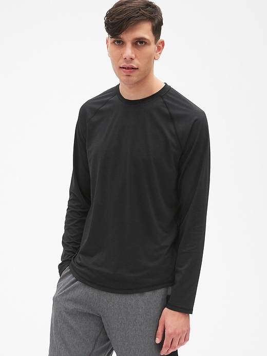 View large product image 1 of 1. GapFit Long Sleeve Sport T-Shirt