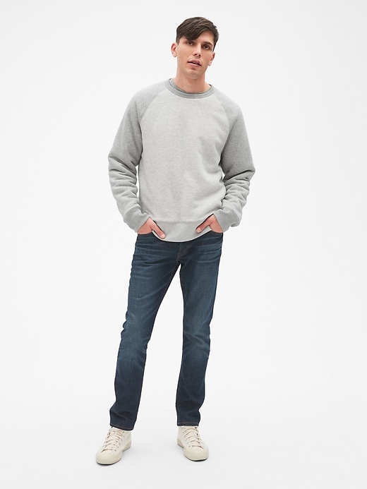 Image number 3 showing, Sherpa-Lined Pullover Raglan Sweatshirt