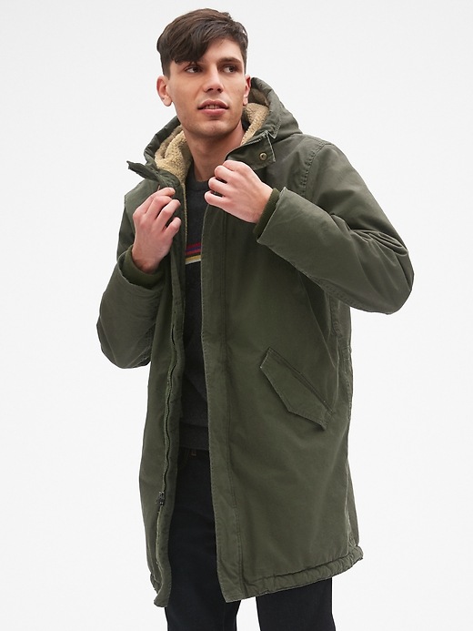 Image number 8 showing, Sherpa-Lined Fishtail Parka