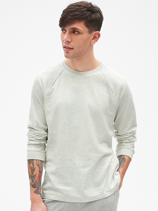 Image number 6 showing, Double-Face Long Sleeve Raglan T-Shirt