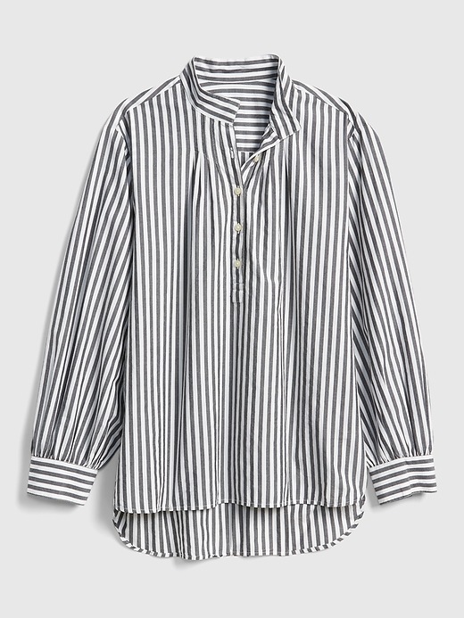 Image number 6 showing, Stripe Shirred Popover Shirt