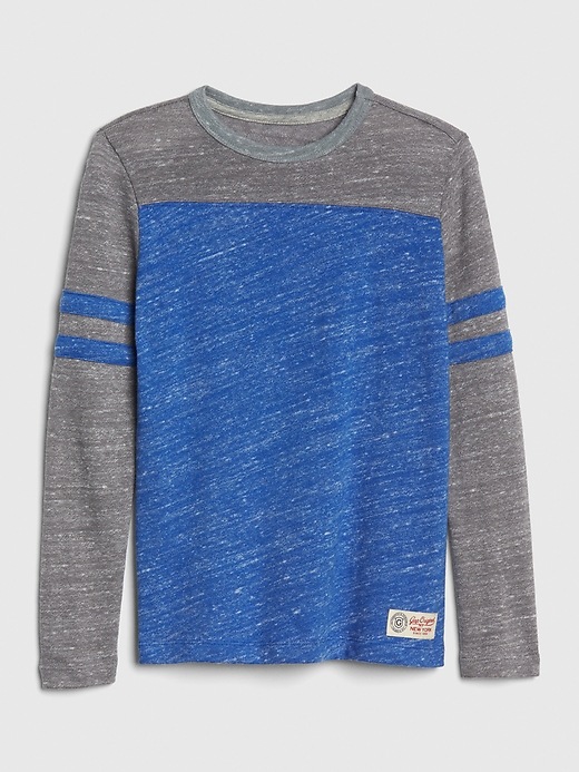 View large product image 1 of 1. Rugby Stripe Long Sleeve T-Shirt