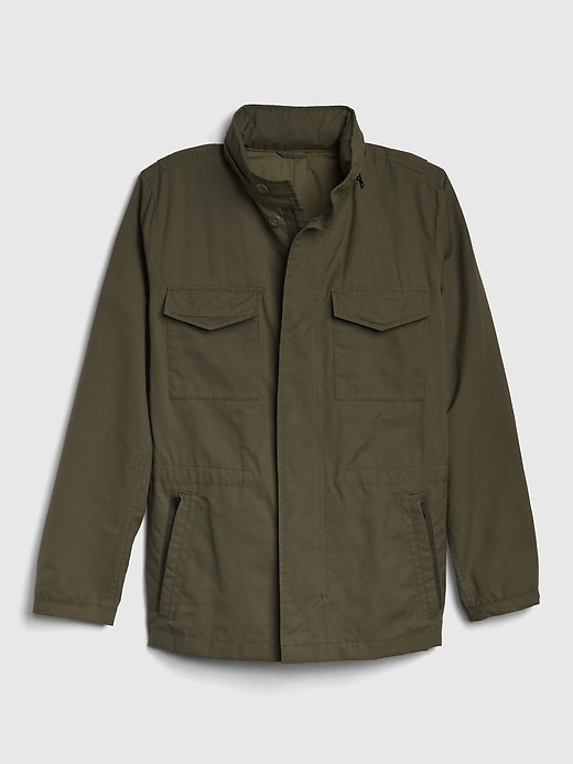 Image number 6 showing, Waxed Military Jacket