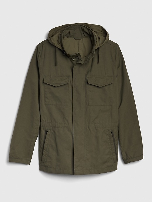 Image number 7 showing, Waxed Military Jacket