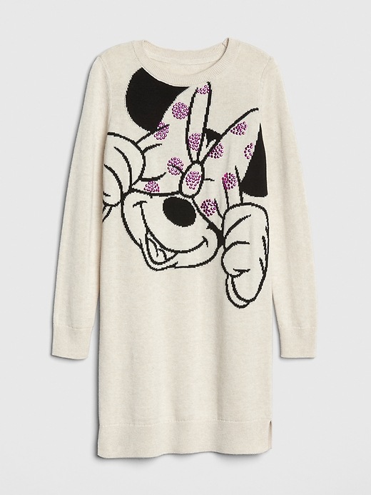 Image number 1 showing, GapKids &#124 Disney Minnie Mouse Studded Sweater Dress