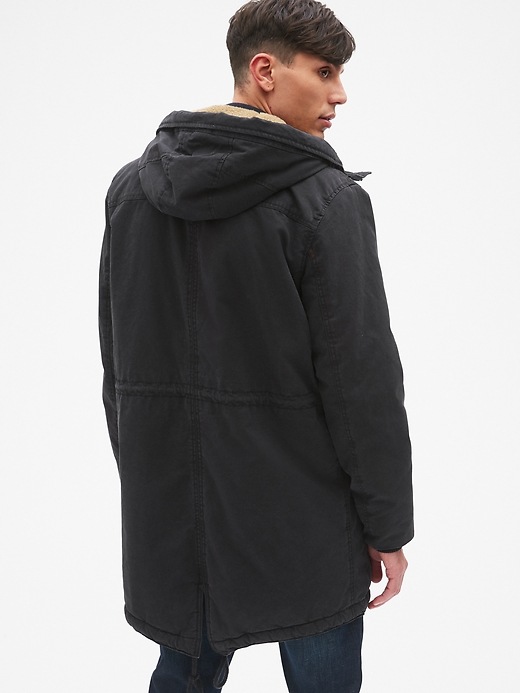 Image number 2 showing, Sherpa-Lined Fishtail Parka