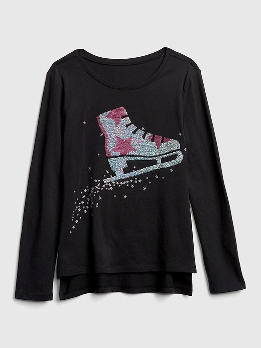 Image number 3 showing, Flippy Sequin Graphic T-Shirt