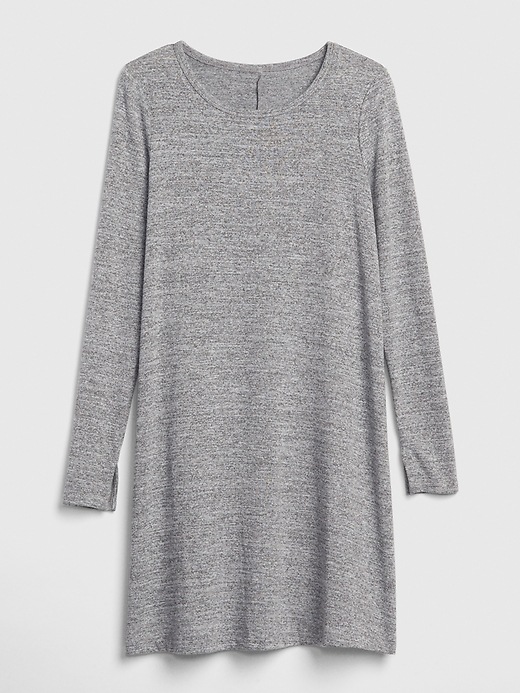 Image number 2 showing, Softspun Long Sleeve T-Shirt Dress