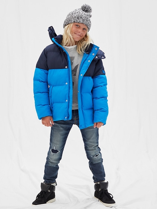 Image number 2 showing, ColdControl Max Colorblock Puffer Jacket