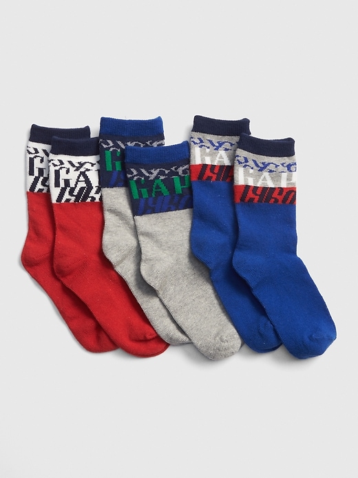View large product image 1 of 1. Logo Crew Socks (3-Pack)