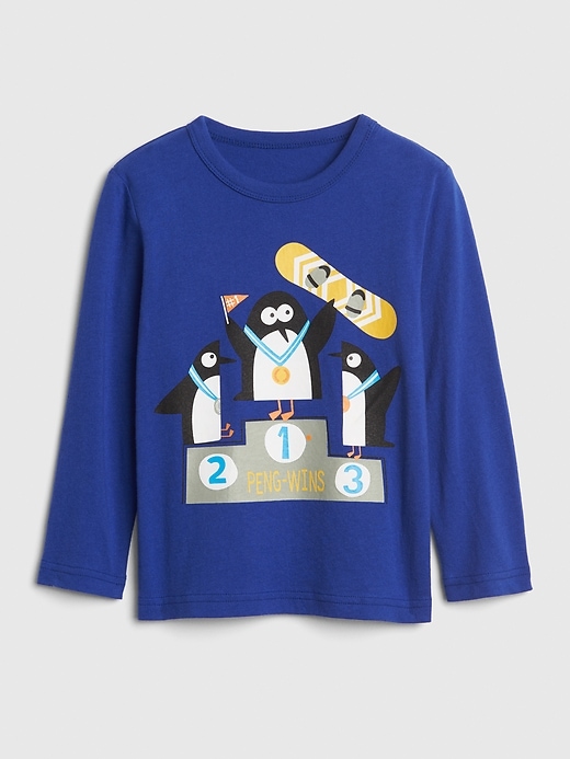 View large product image 1 of 1. Toddler Graphic Long Sleeve T-Shirt