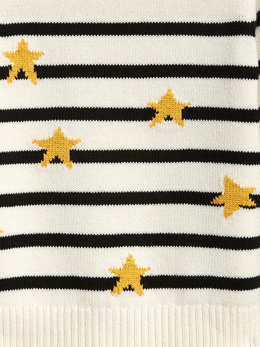 Image number 3 showing, Metallic-Star Stripe Sweater