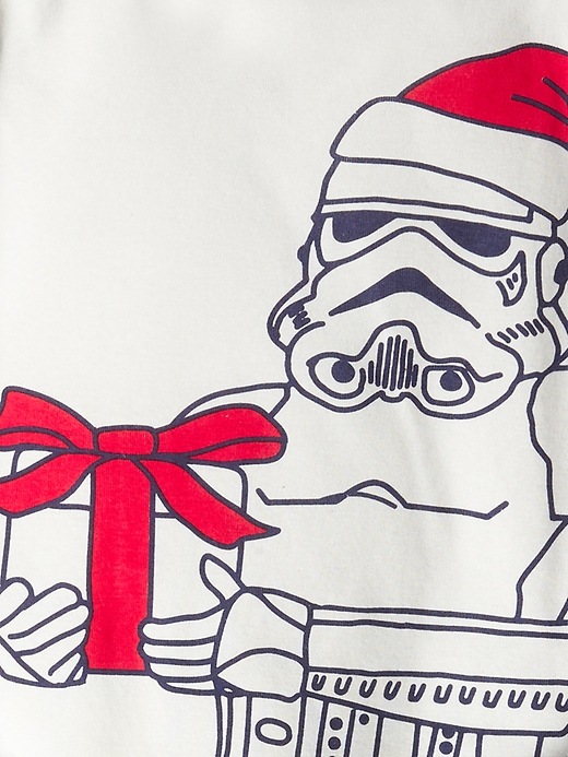 2 of 8 showing, with the color milk of product GapKids &#124 Star Wars™ PJ Set