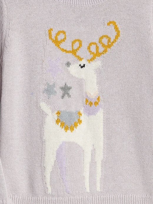 Image number 3 showing, Reindeer Crewneck Sweater