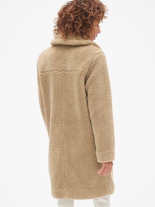 Image number 2 showing, Long Teddy Coat