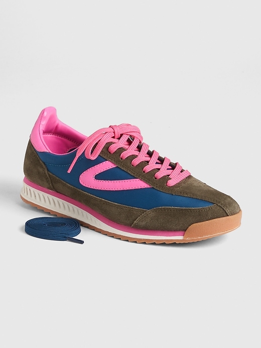 Image number 1 showing, Gap &#124 Tretorn&#174 Rawlins Retro Lace-Up Sneakers