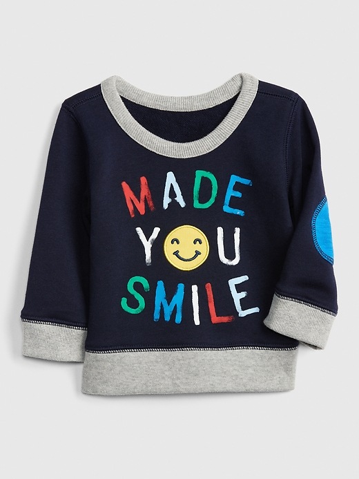 Image number 1 showing, Baby Graphic Sweatshirt In Fleece