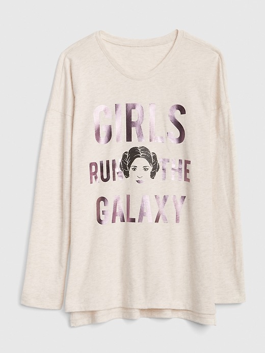 View large product image 1 of 1. GapKids &#124 Star Wars&#153 Graphic Long Sleeve T-Shirt