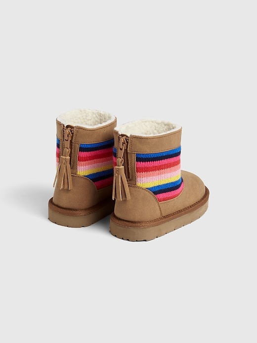 Image number 2 showing, Crazy Stripe Sherpa Boots