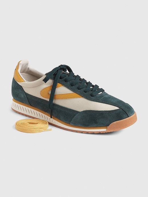 View large product image 2 of 2. Gap &#124 Tretorn&#174 Rawlins Retro Lace-Up Sneakers