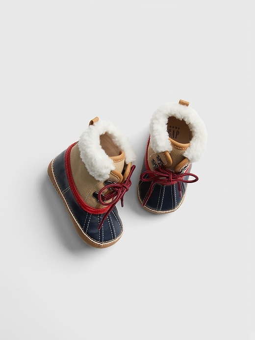 View large product image 1 of 1. Baby Sherpa-Trim Duck Boots