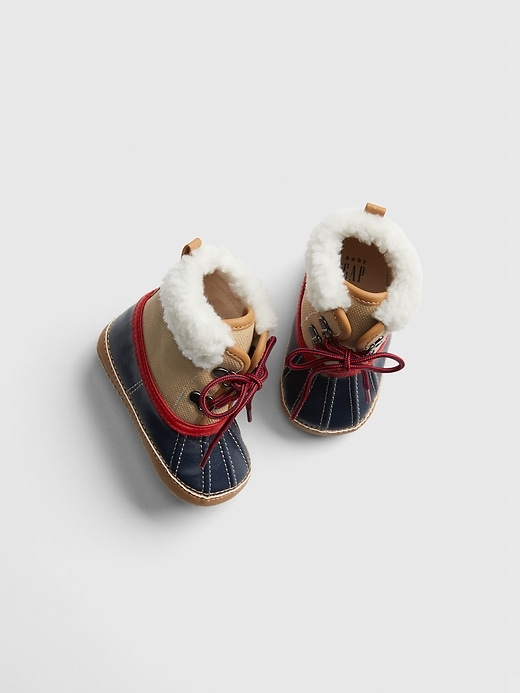Baby Sherpa Trim Duck Boots