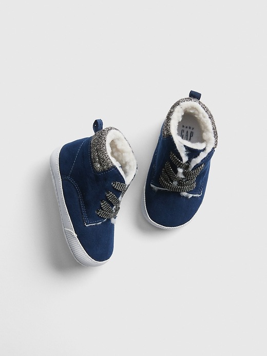 View large product image 1 of 1. Sherpa-Lined Sneakers