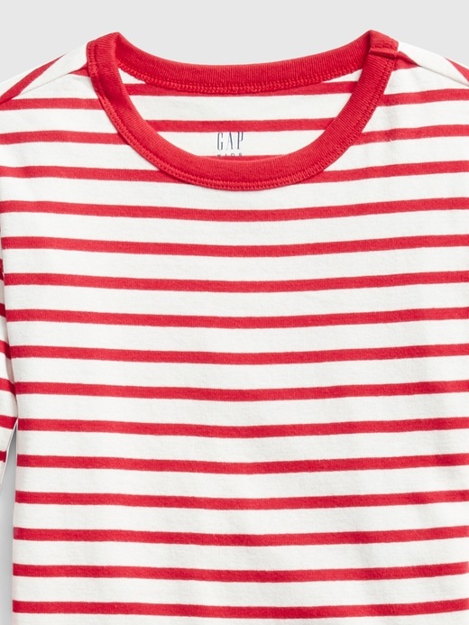 2 of 8 showing, with the color modern red of product Stripe PJ Set
