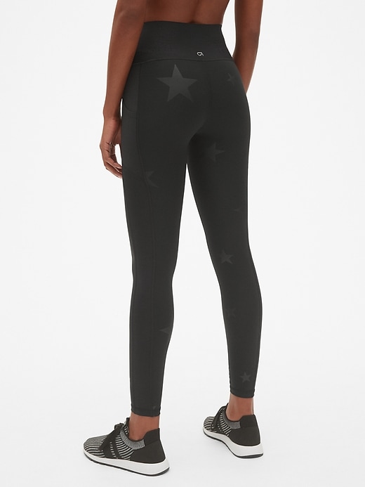 Image number 2 showing, GapFit High Rise Print Full Length Leggings in Sculpt Revolution