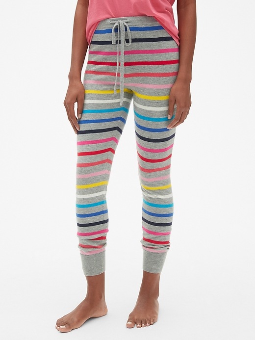 Image number 1 showing, Crazy Stripe Sweater Leggings