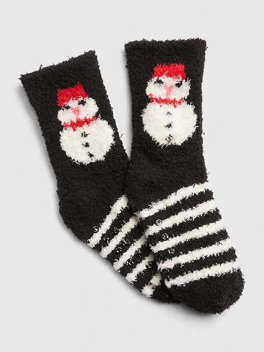 View large product image 1 of 1. Cozy Graphic Socks
