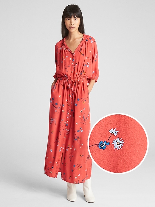View large product image 1 of 1. Drapey Maxi Dress