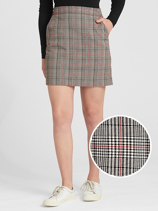 View large product image 1 of 1. Plaid Mini Skirt