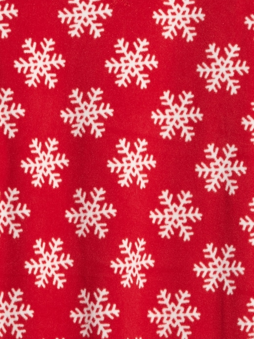 Image number 2 showing, Snowflake PJ Dress in Fleece