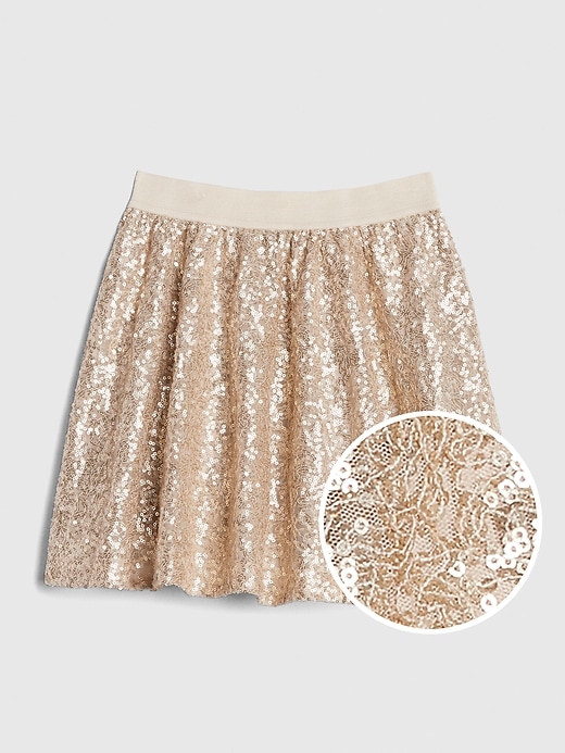 Image number 1 showing, Sequin Flippy Skirt